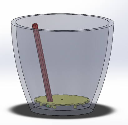 flower pot - breathing system home plant vase flowerpot 3d print model - Mito3D