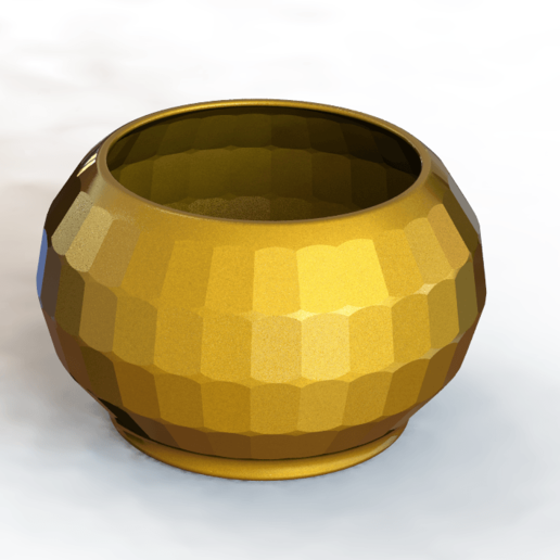 vaso de flores 02 a casa do agregado familiar pote 3D print model - Mito3D