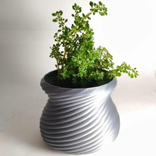saksı 09 - pot ev etli bahçe ekici bitki poly düşük plantera 3d print model - Mito3D