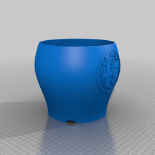 flower pot alfa romeo logo containers 3d print model - Mito3D