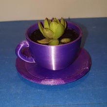 Blumentopf-cup Mode cup pflanze deco - Modus Blume pot vase 3d print model - Mito3D