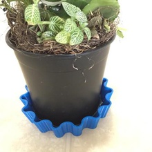 flower pot dish home flowerpot vase outdoor garden 3d print model - Mito3D