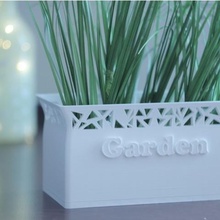 pot de fleur-de-jardin la maison voronoi 3d print model - Mito3D