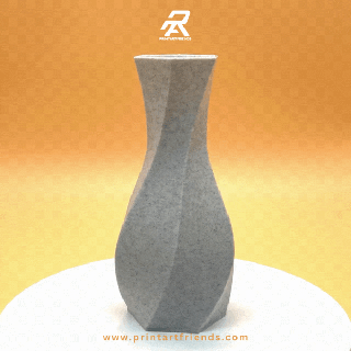flor Panela vaso spiro 3d print model - Mito3D