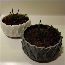 flower pot vase m1 home planter garden decoration office house jar flowers design 3d print model - Mito3D