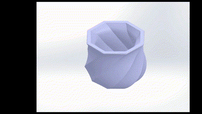 flor potes casa panela caneta ficar pé vasos plantadores 3d print model - Mito3D