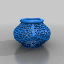flower power home containers 3d print model - Mito3D