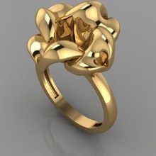 çiçek yüzük acessorios moda 3d matris mücevher altın tasarımcı golddesigner jewellerydesigner gergedan basit kolye füzyon bilezik trend yeni kulak model Ayarlamak 3d print model - Mito3D