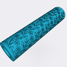 flower roller 02 polymer clay jewelry polymer clay roller cutter cutting texture design polymer clay art flower 3d print model - Mito3D