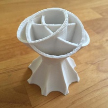 flower separator vase home 3d print model - Mito3D