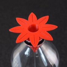 flower shaped fruit fly trap soda bottles home household bottle cap funnel 3d print model - Mito3D
