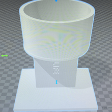 flower suport 3d print model - Mito3D