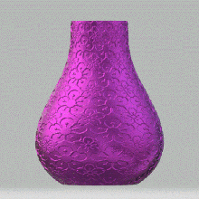 fiore vaso blumentopf pentola pflanzen Vaso ender facile zu pressare 3d print model - Mito3D
