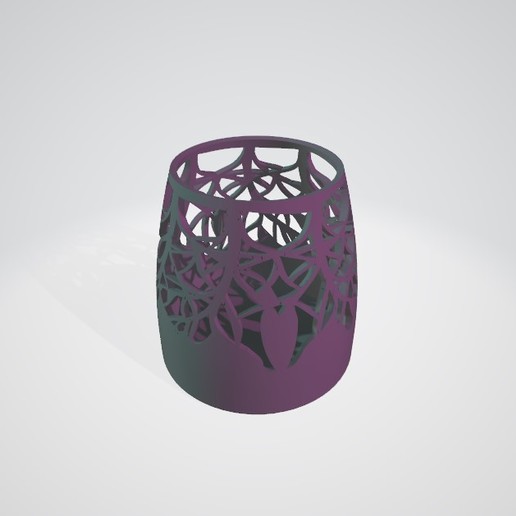 flower vase art design 3D print model - Mito3D