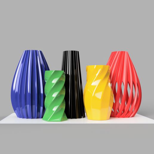 flower vase 3D print model - Mito3D