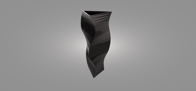 Blume Vase 3d print model - Mito3D