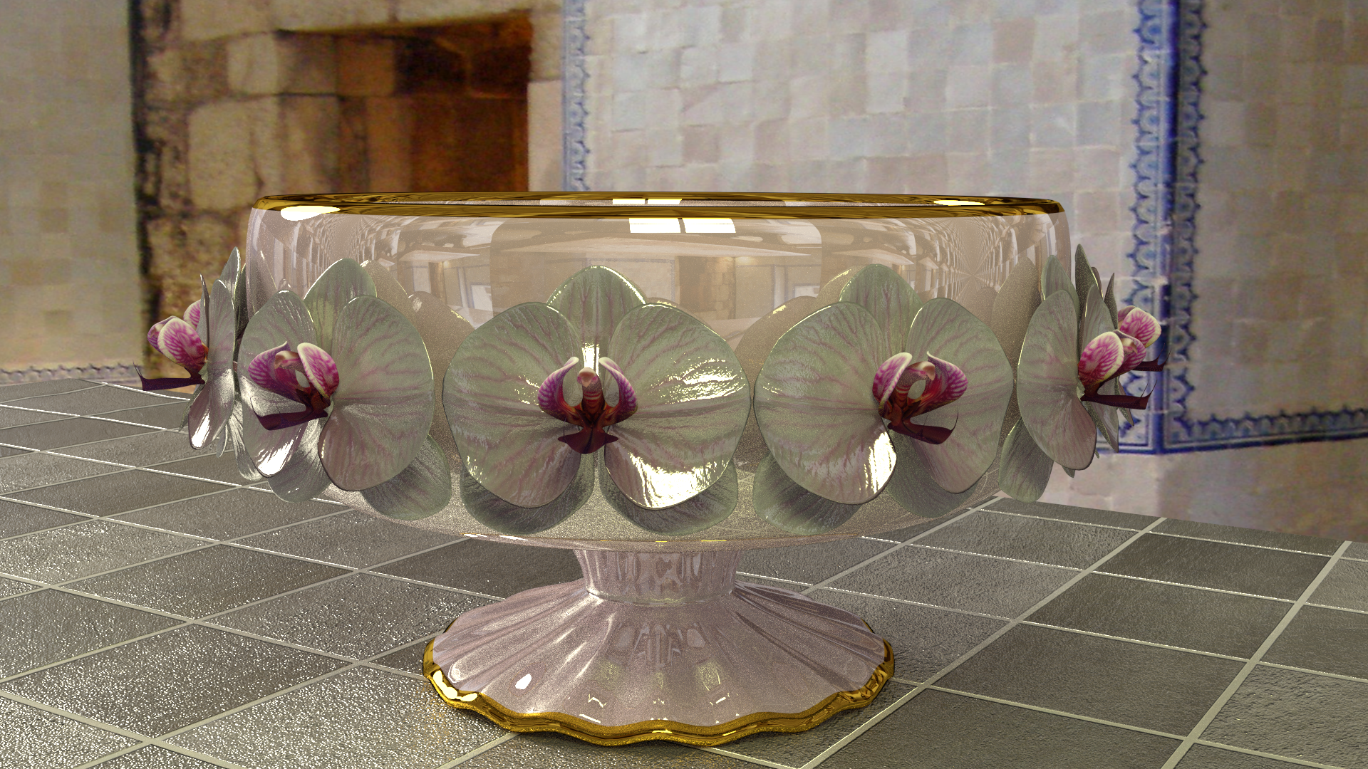 fiore vaso fiori stl design 3d stampa 3D print model - Mito3D