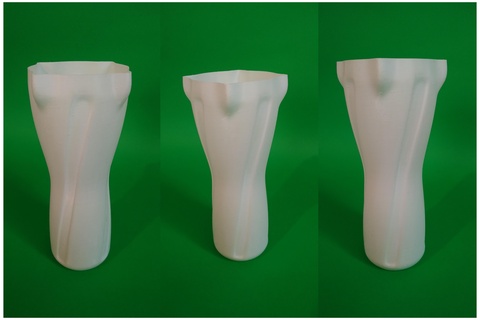 flower vase vase flower  3d print model - Mito3D