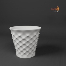 flower vase - reptilia plant cup pot dining table 3d print model - Mito3D