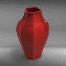 Blumenvase 001 home Blume Blumen-vase vase 3d print model - Mito3D