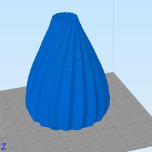 çiçek vazo ev parametrik 3d print model - Mito3D