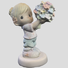 flowergirl generated revopoint pop 2 art girl 3d print model - Mito3D