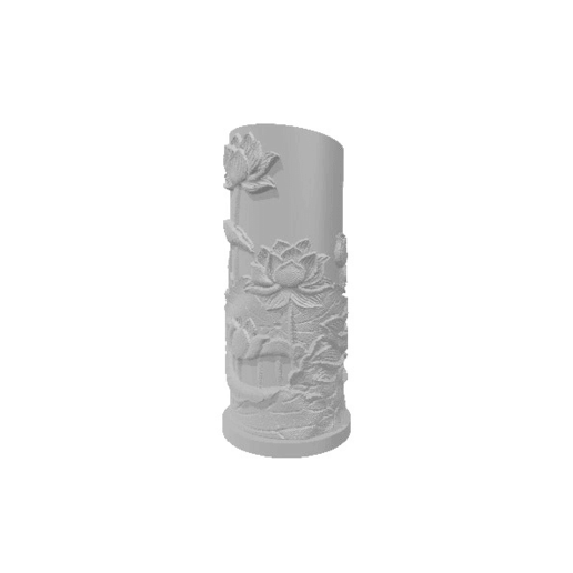 flowering wase home decor flower vase 3D print model - Mito3D