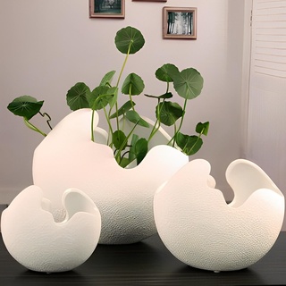 flowerpot flower low poly art furniture design 3d print model - Mito3D