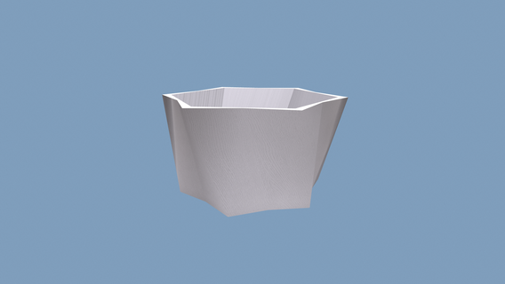 flowerpot 06 3d print model - Mito3D