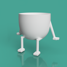 flowerpot 3d extremities n3 3d print model - Mito3D