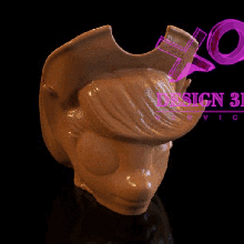 vaso fiori cowgirl pony 3d print model - Mito3D