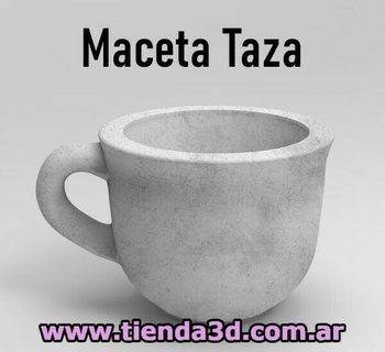 maceta taza 3d print model - Mito3D
