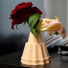 vaso de flores a casa plantador 3d print model - Mito3D