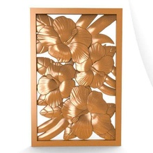 flowers cnc art fashion wood relief nature router 3d print model - Mito3D