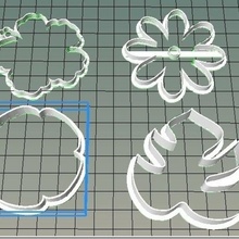 Çiçekler kesici 3d print model - Mito3D