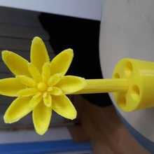 flowers pot art flower potty rod deco 3d print model - Mito3D