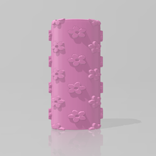 fleurs rouleau outil texture patin roulettes architecture argile marqueur 3d print model - Mito3D