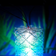 flowery lamp home decor symmetry mathematical art light led 3d print model - Mito3D