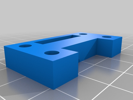 flsun cube 3d fan mount original reengineered 40mm flsun3d printer parts 3d print model - Mito3D