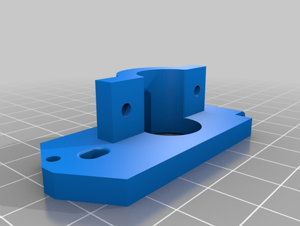 flsun hotend clamp micro switch lever delta effector 3d printer parts 3d print model - Mito3D