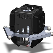 flsun súper corredor efector paso herramienta montaje supercorredor remodelar 3d impresora extrusoras 3d print model - Mito3D