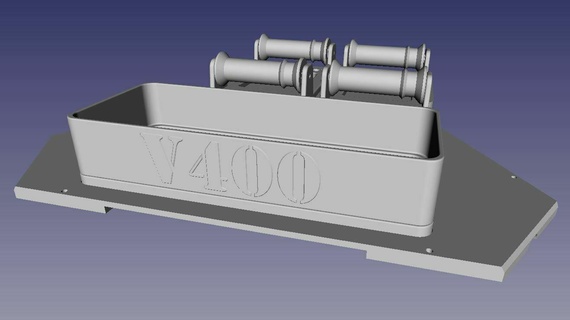 flsun v400 superior estación ventilación doble s2 secadora carrete soporte caja herramientas sunlu adjunto archivo asombroso 3d print model - Mito3D