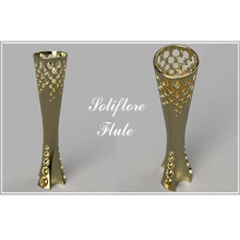 flute siflore home flower vase soliflore decor 3d print model - Mito3D