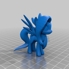 fluttershy poney my toy_game_accessories 3d print model - Mito3D