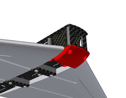 fluxo aterrissagem derrapagem flybot mrw veículos controlo remoto controle 3d print model - Mito3D