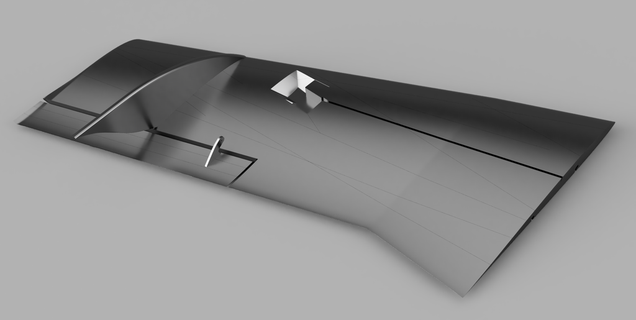 fluxo asas mrw estilo flybot veículos controlo remoto controle 3d print model - Mito3D