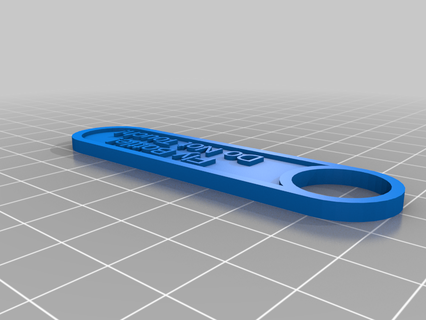 Fliege Flasche angepasst Schlüsselanhänger Schmuck Schlüssel 3d print model - Mito3D