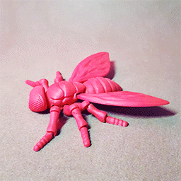 Fliege Spiel Tier Mücke Larve Ameise Insekt Natur 3d print model - Mito3D