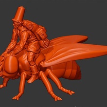 fly rider game add ebony figurine wondrous power games 3d print model - Mito3D