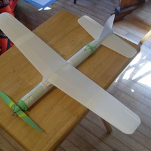 flyer mk 1a modifications various mechanical toys rubber powered band model airplane lw-pla lightweight pla flying airplanes 3d print model - Mito3D
